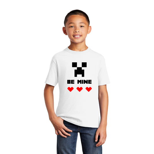 Be Mine Minecraft Valentine Shirt