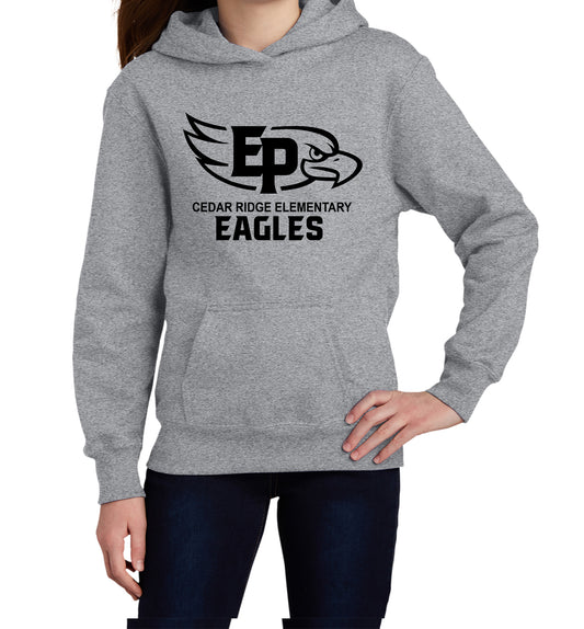 Cedar Ridge Style 3 Hoodie Black Lettering