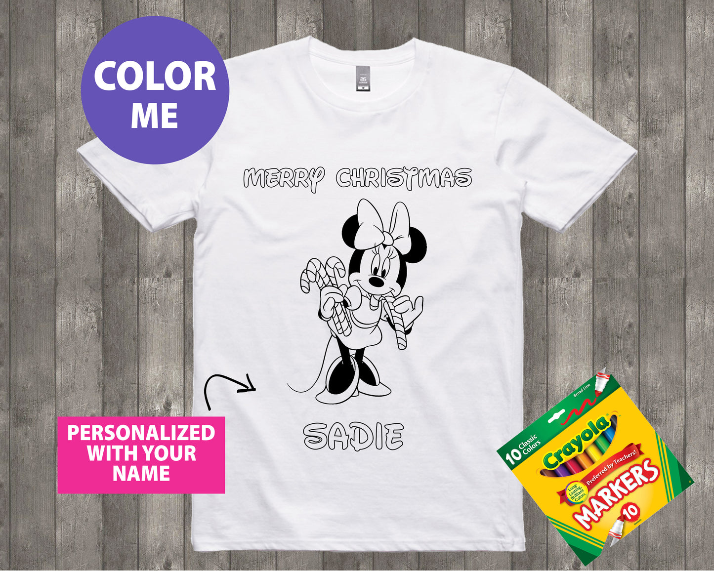 Christmas Coloring Shirt Style 7