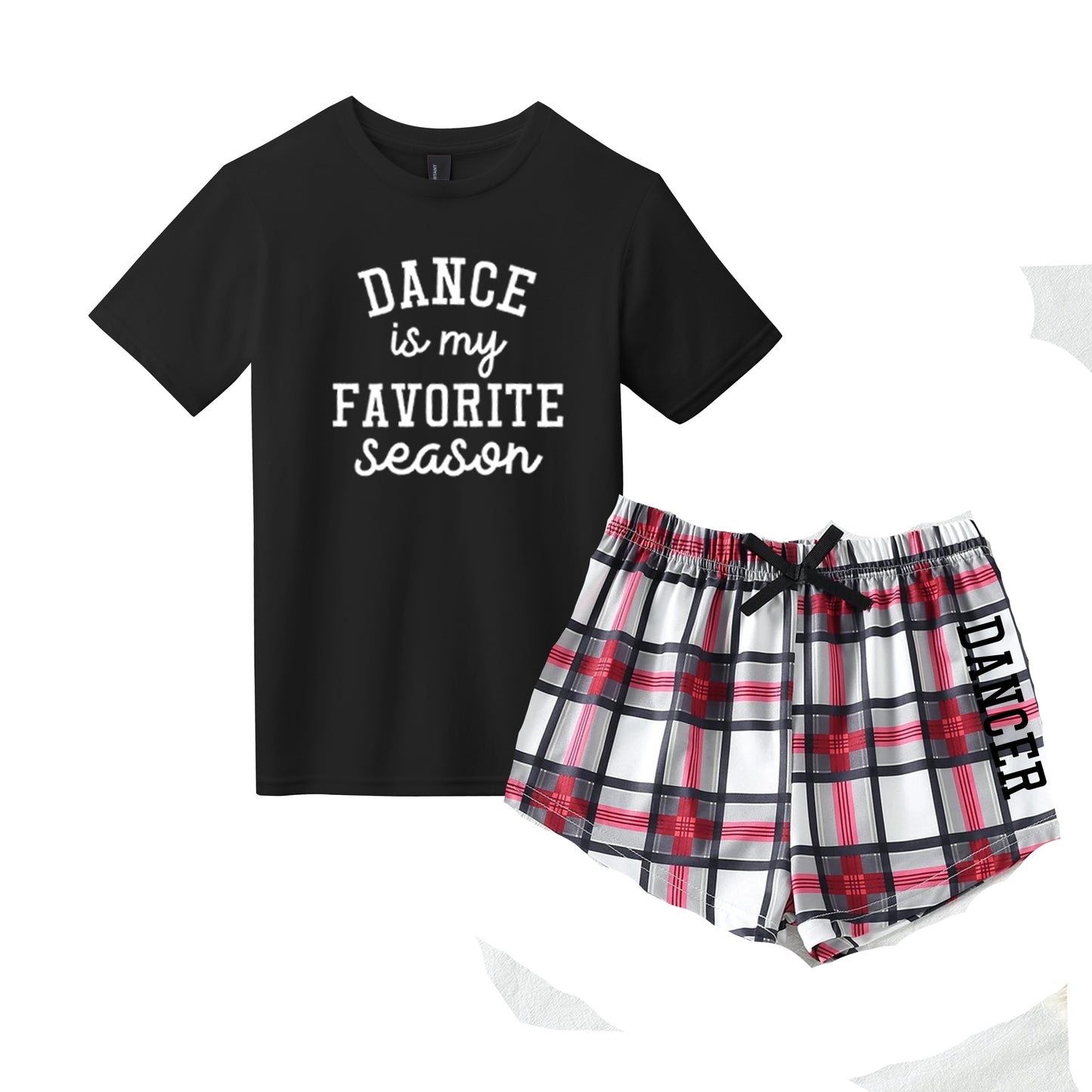 **YOUTH SIZE** Dance is my Favorite Season Tshirt & Short Set