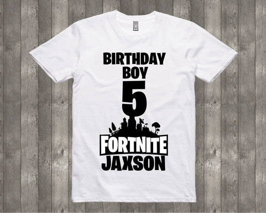 Fortnite Personalized Birthday Shirt Style 2