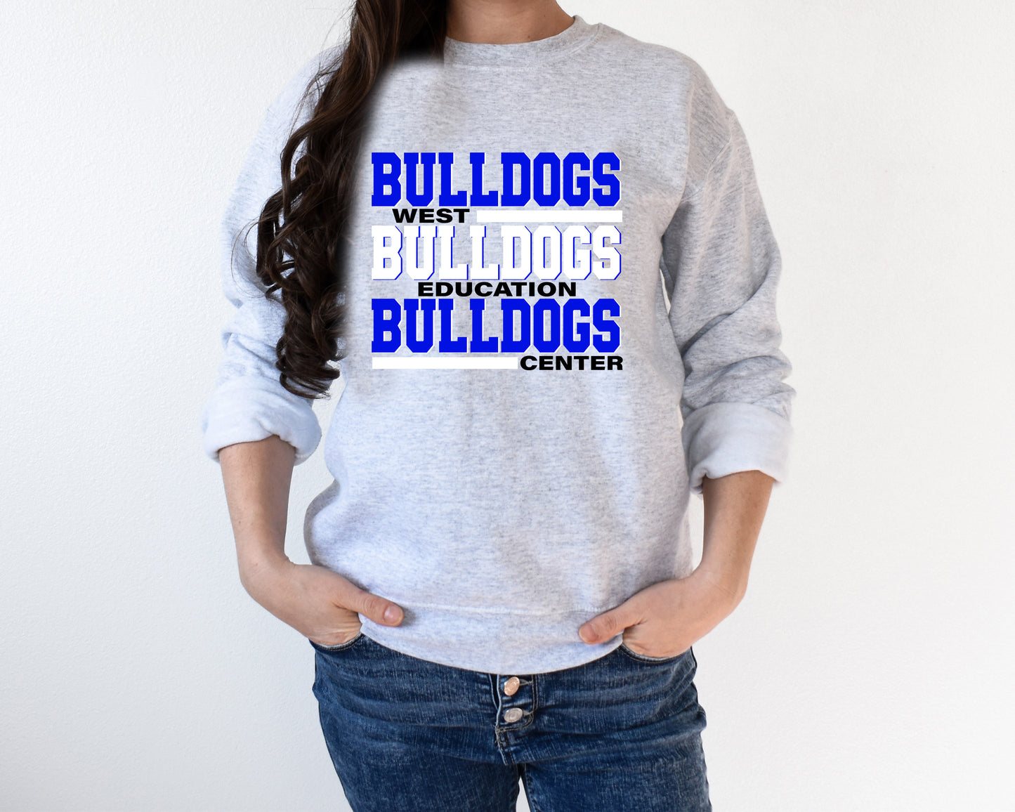 West Education Bulldogs Crewneck Style 4