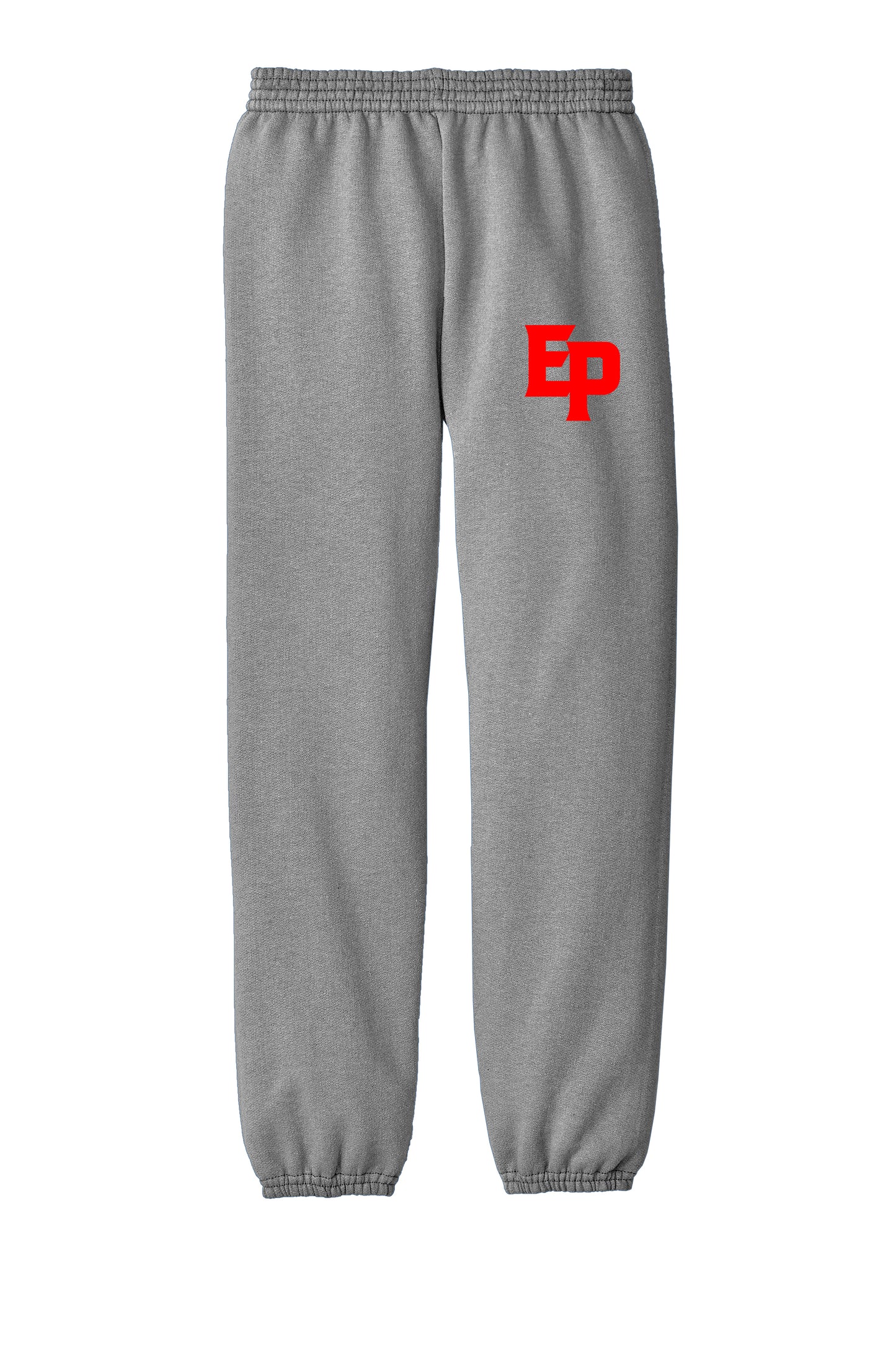 Youth Grey Sweatpants Red EP Logo