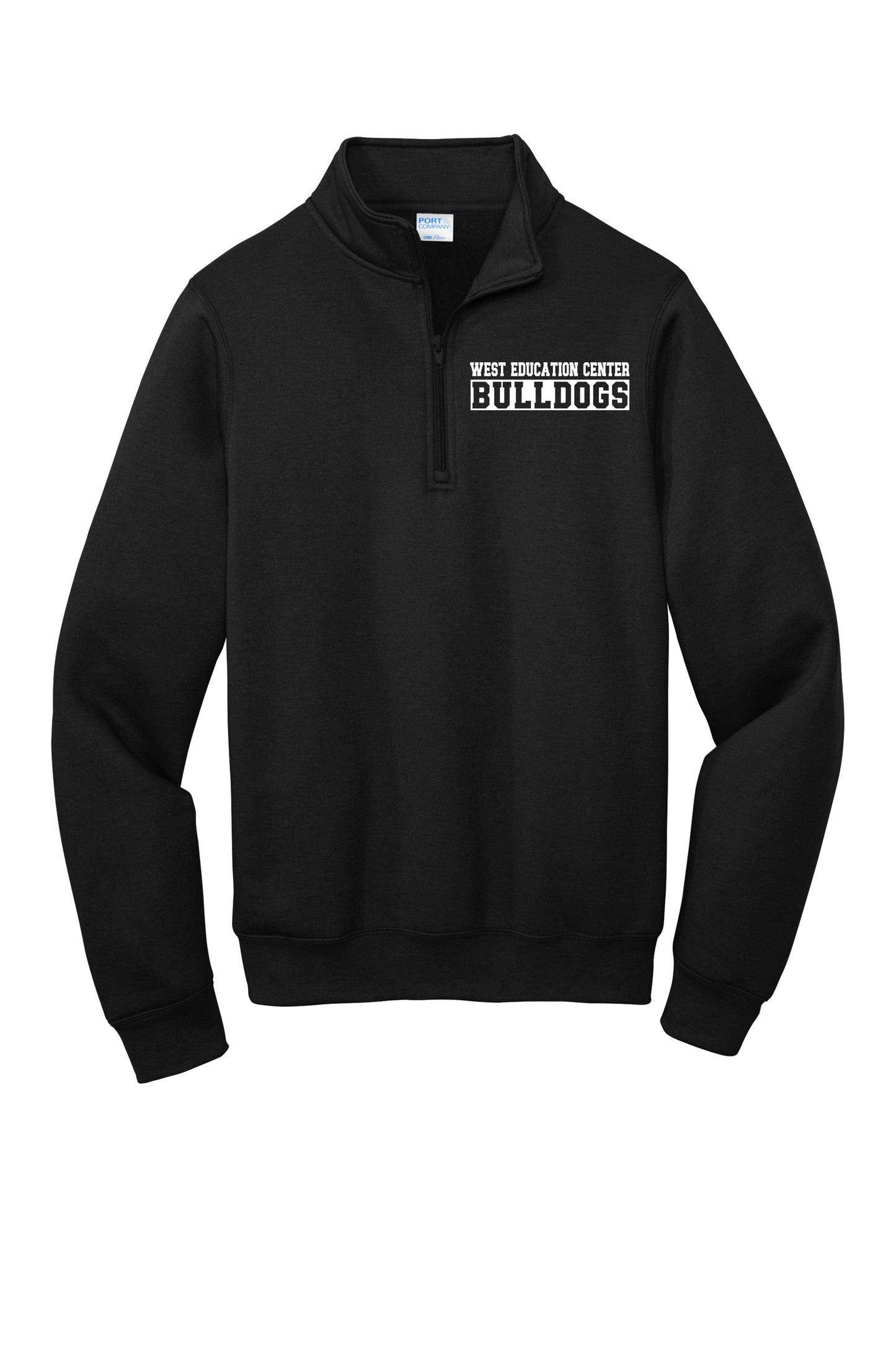 West Education Bulldogs Half Zip Sweatshirt