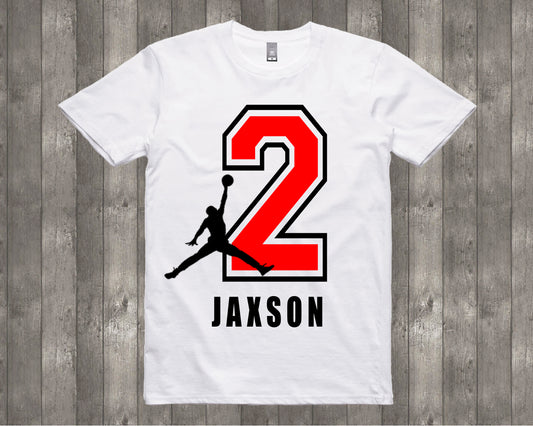 Jordan Jumpman Personalized Birthday Shirt
