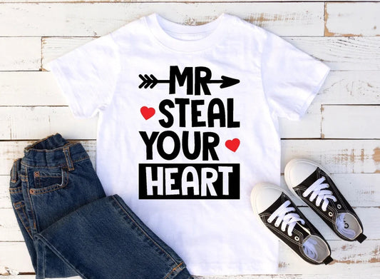 Mr Steal Your Heart Valentine Shirt