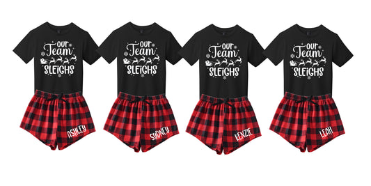 **YOUTH SIZE** Our Team Sleighs 2pc Set