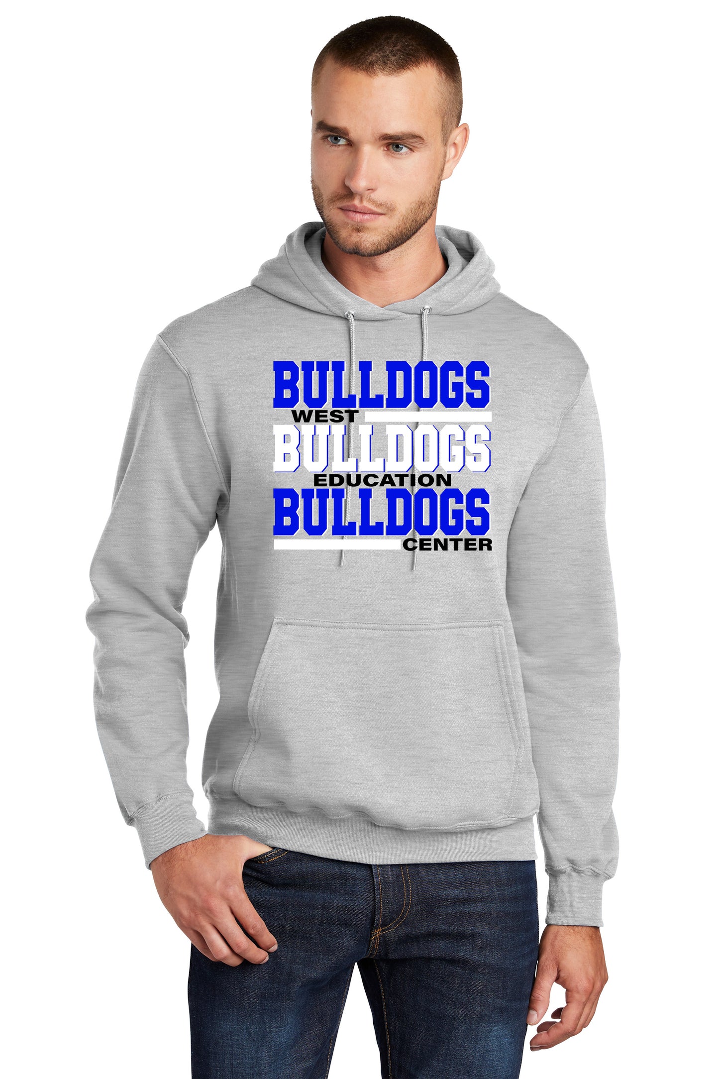 West Education Bulldogs Hoodie Style 4