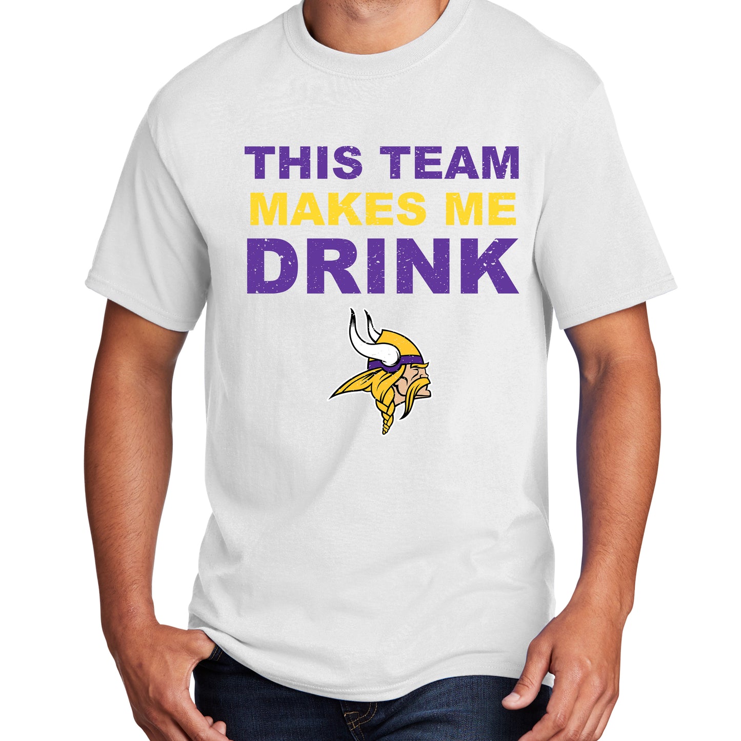 This Team makes me drink Vikings Shirt