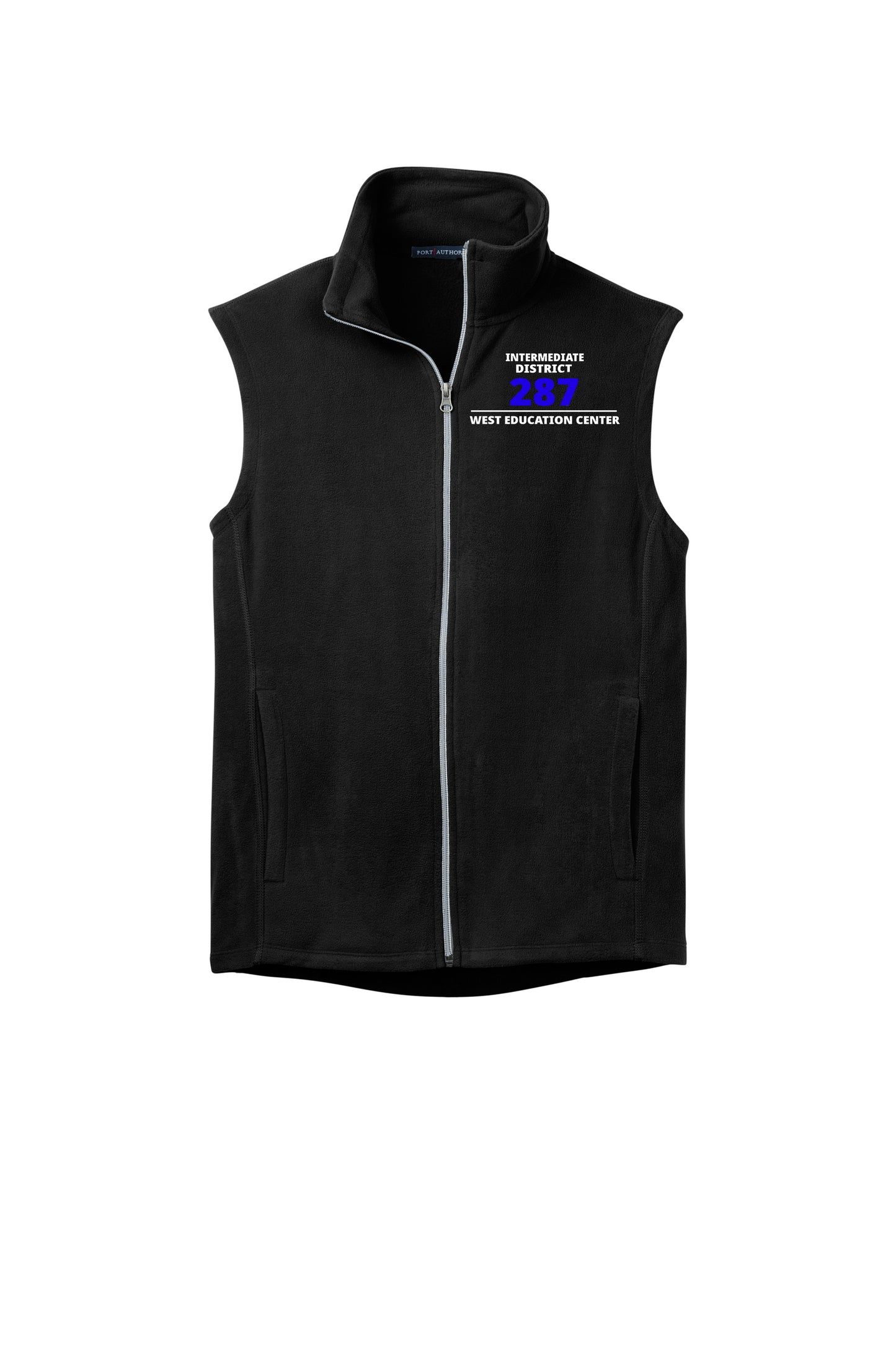 Unisex West Education Bulldogs Vest District 287 Logo