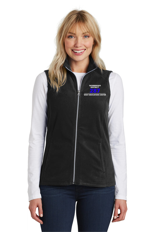 Women's West Education Bulldogs Vest District 287 Logo