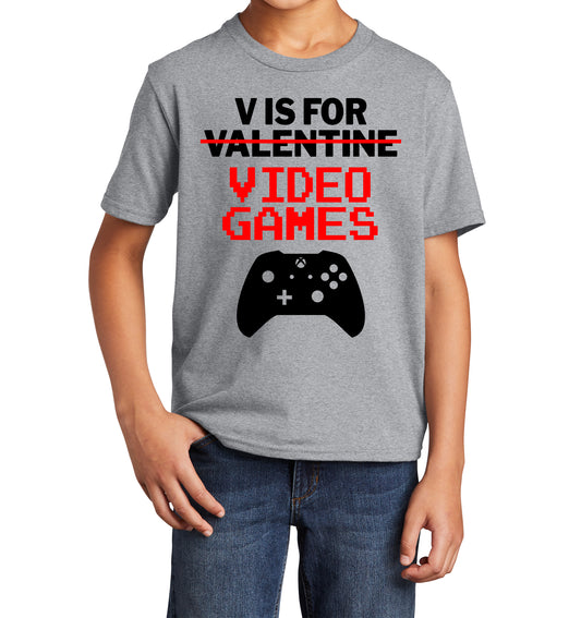 V is for Video Games Shirt