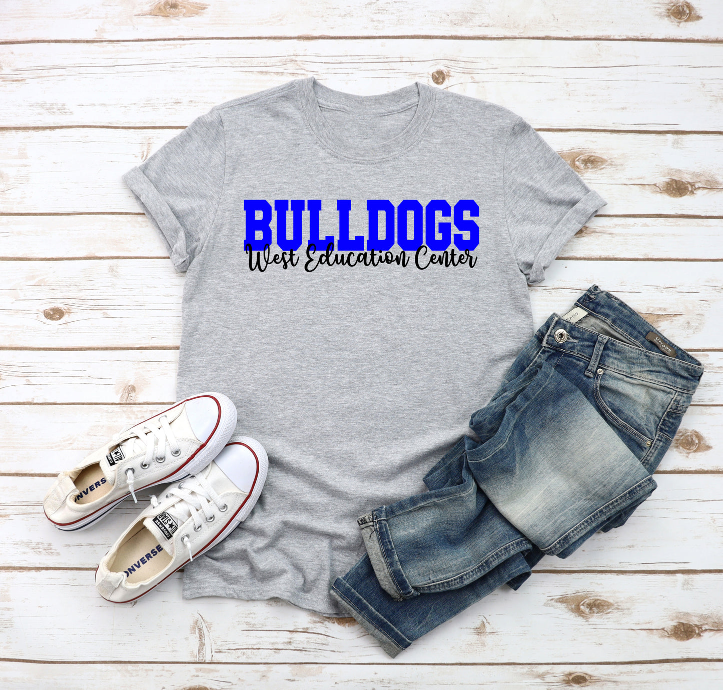 Unisex West Education Bulldogs Tshirt Style 3