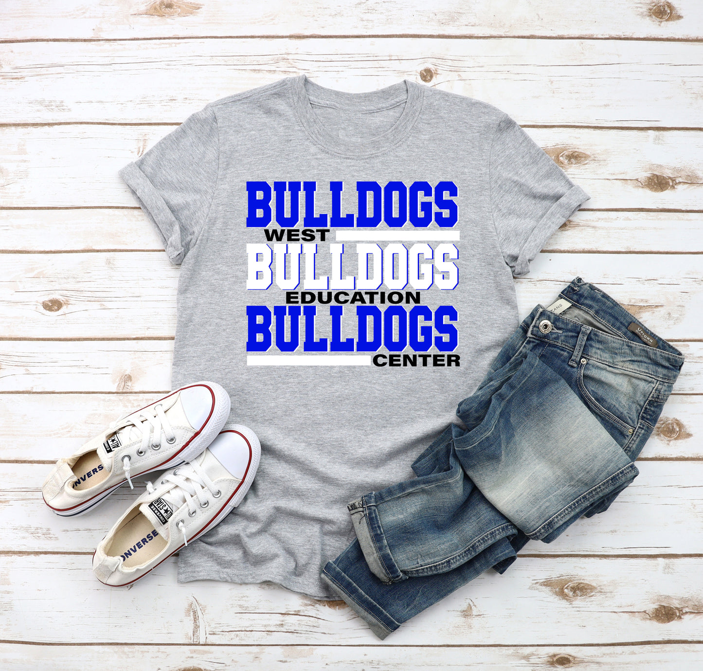 Unisex West Education Bulldogs Tshirt Style 4