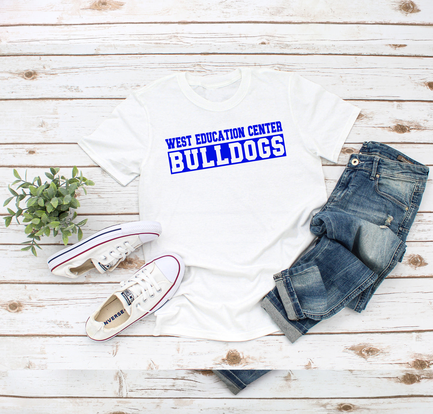 Unisex West Education Bulldogs Tshirt Style 5