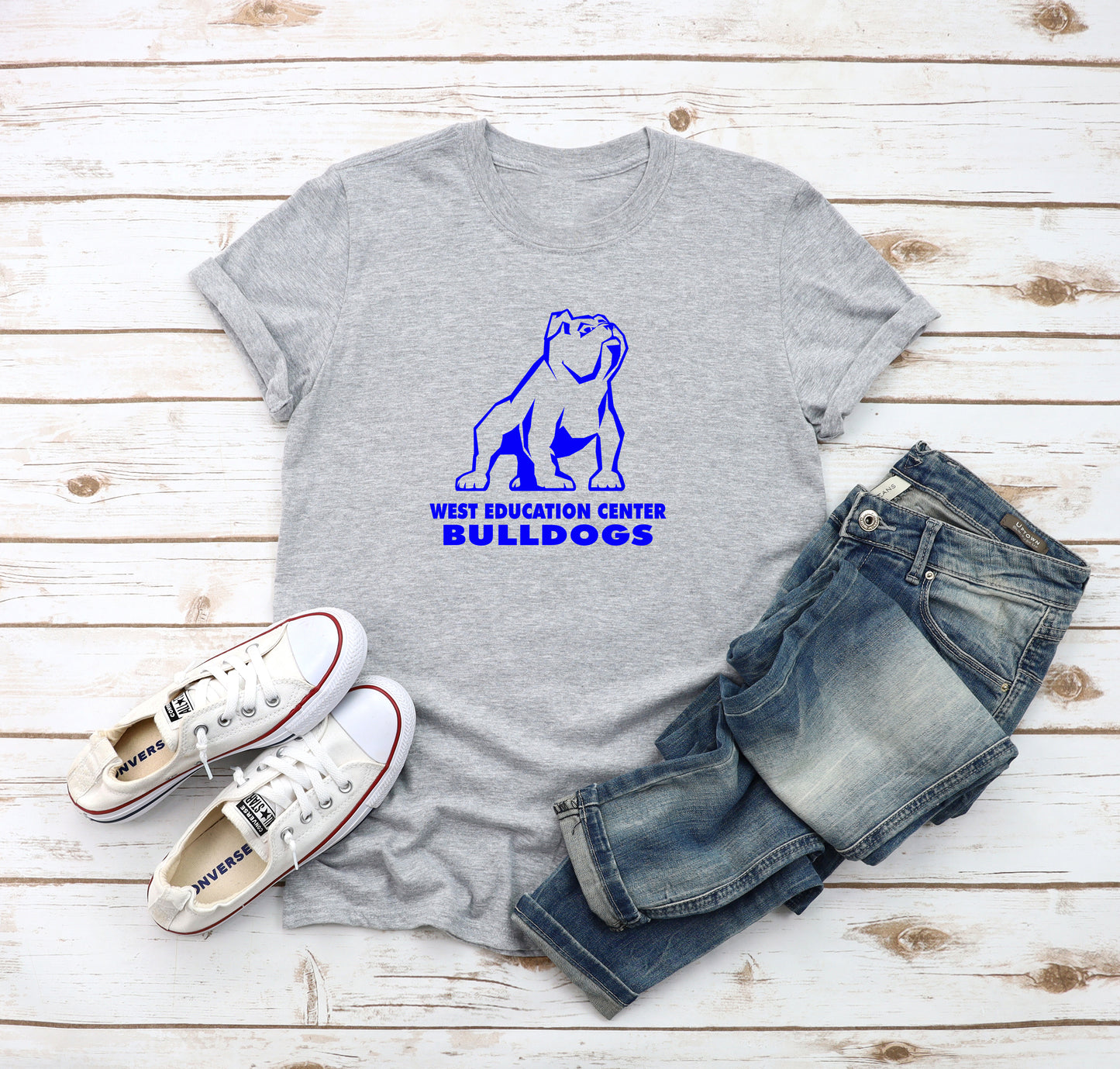 Unisex West Education Bulldogs Tshirt Style 6