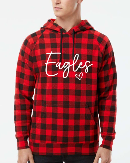 Eagles Buffalo Plaid Hoodie