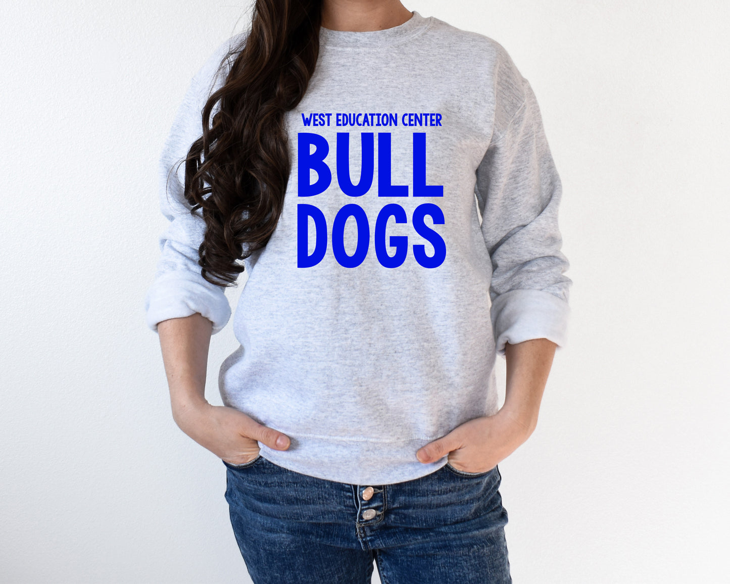 West Education Bulldogs Crewneck Style 1