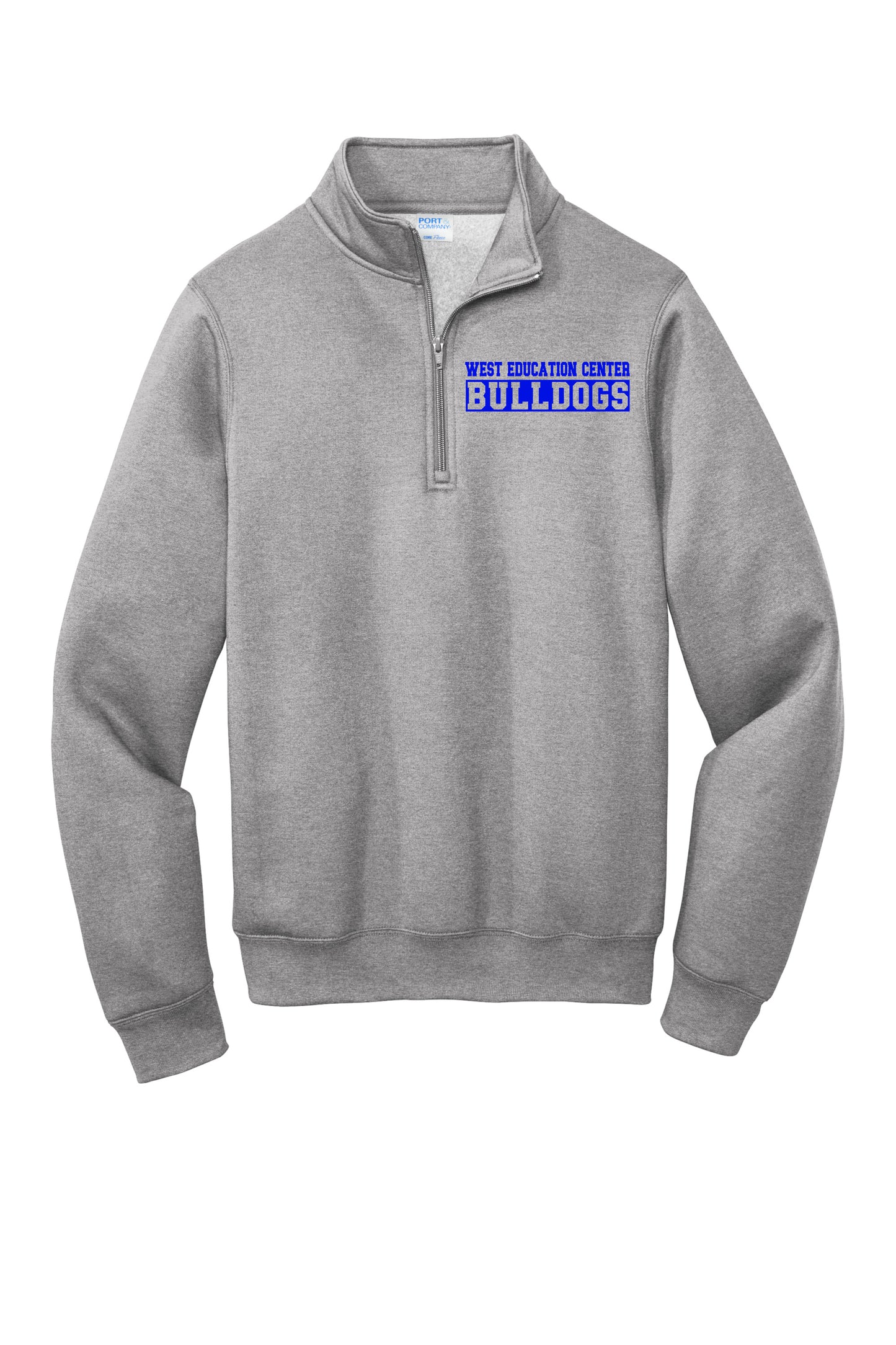 West Education Bulldogs Half Zip Sweatshirt