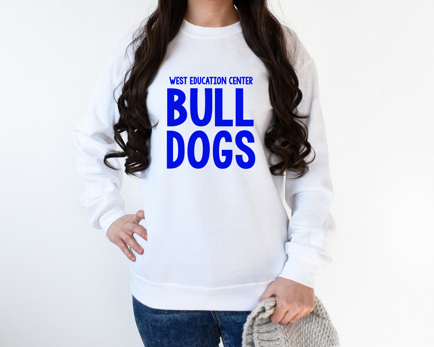 West Education Bulldogs Crewneck Style 1